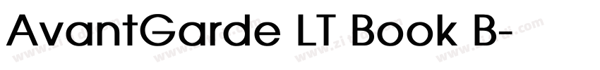 AvantGarde LT Book B字体转换